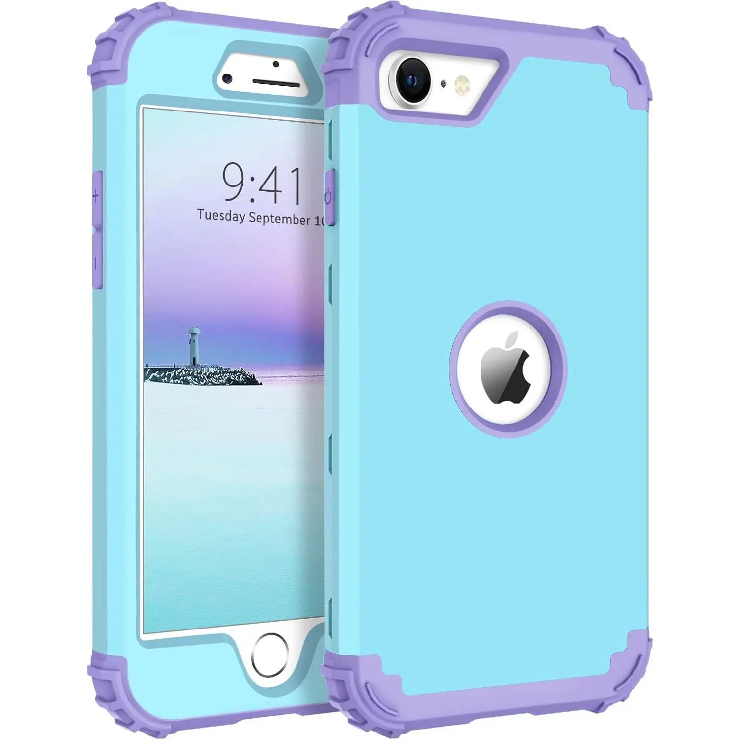 Sky Blue/Light Purple