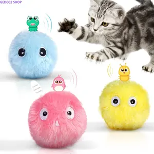 3-Pack Cute Cat Teaser Toys, Plush Interactive Sound Toys for Indoor Cats & Small Dogs, Fun Pet Chase Toys for Exercise, Hunting Instinct & Boredom Relief
