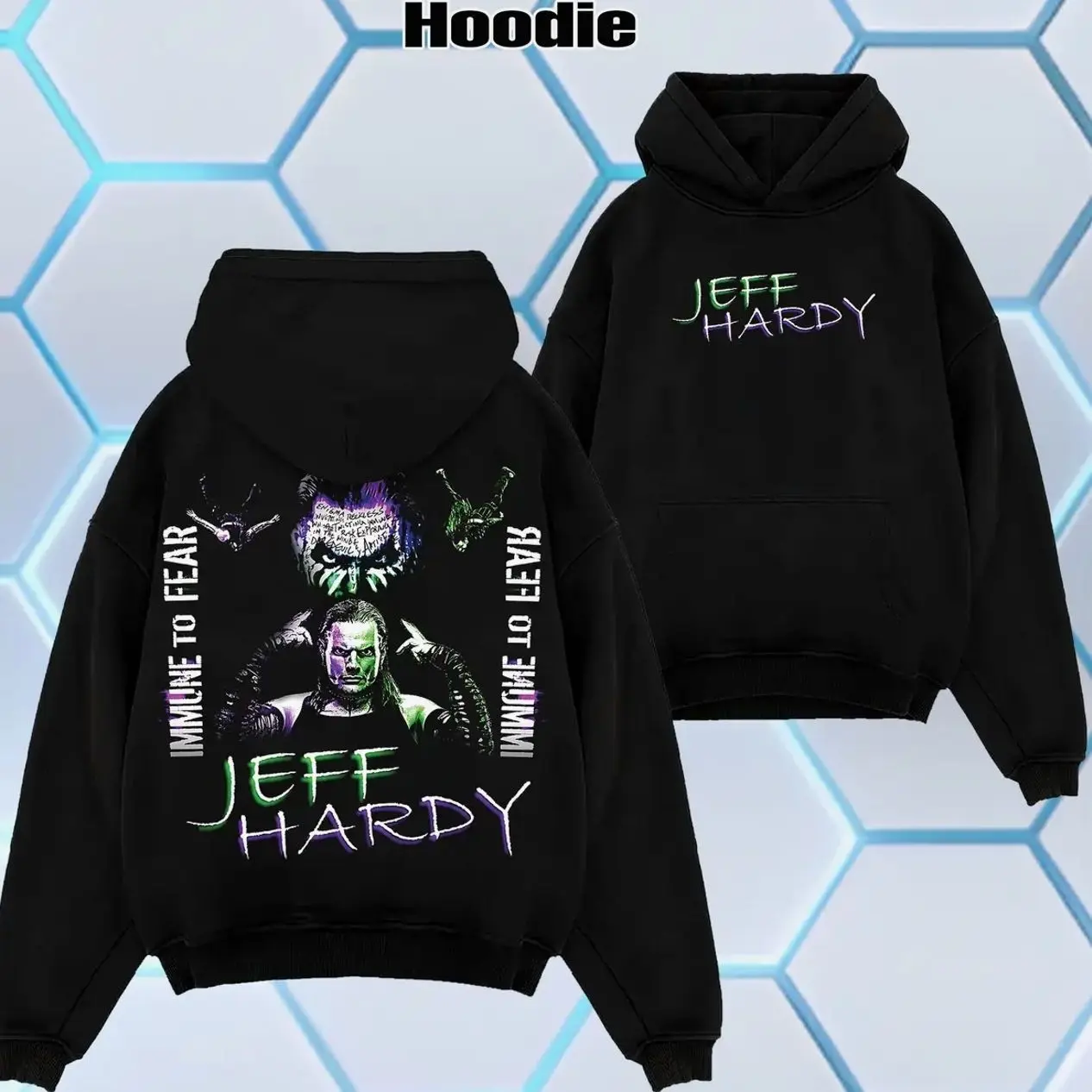 WWE 2026 - Jeff Hardy Retro Vintage Limited Edition Wash Tee - Unisex Tshirt - Hoodie Clothes Cotton Menswear Oversized Soft WWE Merch Streetwear Classic, Summer Outfits, Gift For Him Her VRT