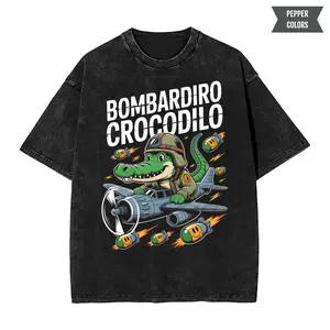 Bombardiro Crocodilo Tee, Crocodilo Bomber Shirt, Flying Crocodilo T-Shirt, Vintage Tee, Unisex Gift For Menswear Womenswear Streetwear