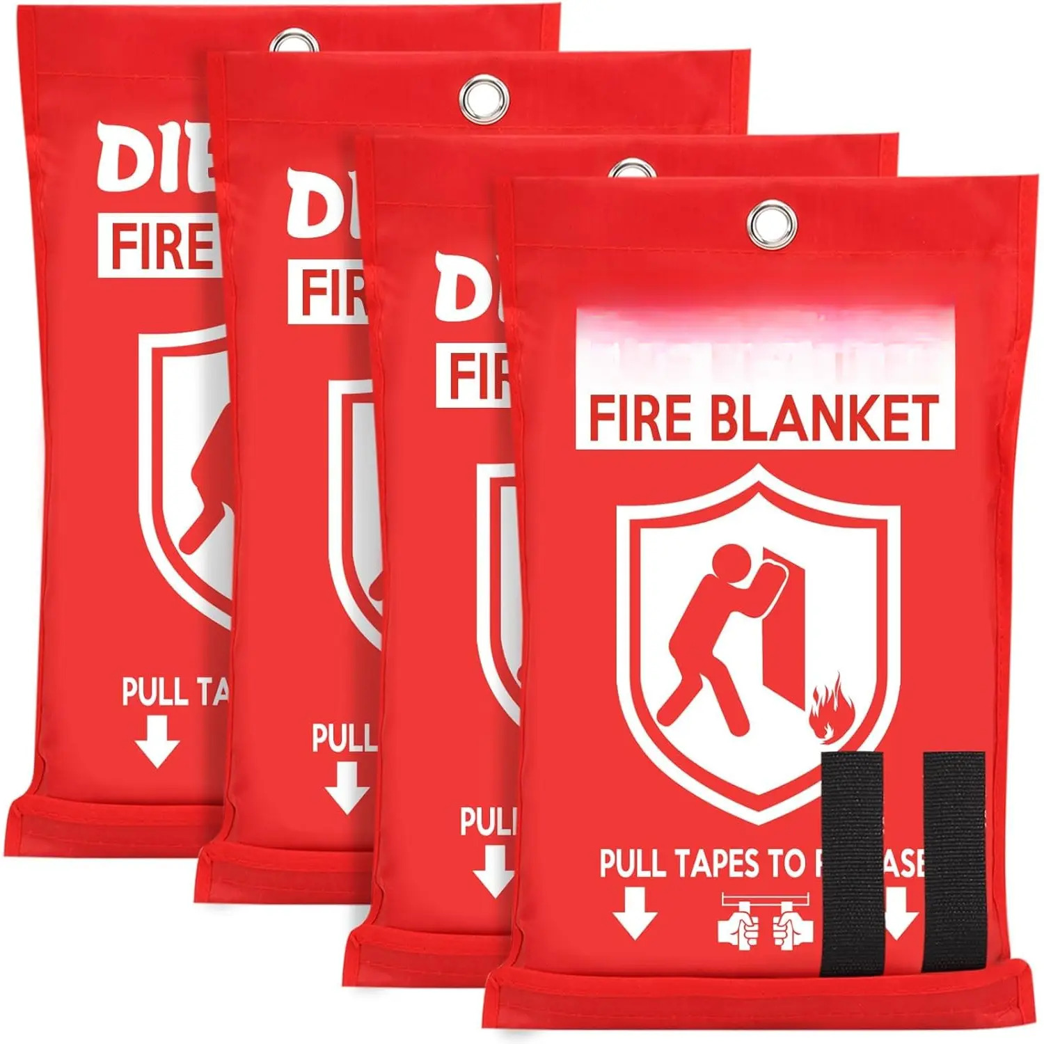 Fire Blanket for Home and Kitchen, Fire Blankets Emergency for Home, Emergency Fire Blankets Retardant for House, Fireproof Blanket,  FireBlanket for Kitchen,Fireplace, Grill, BBQ