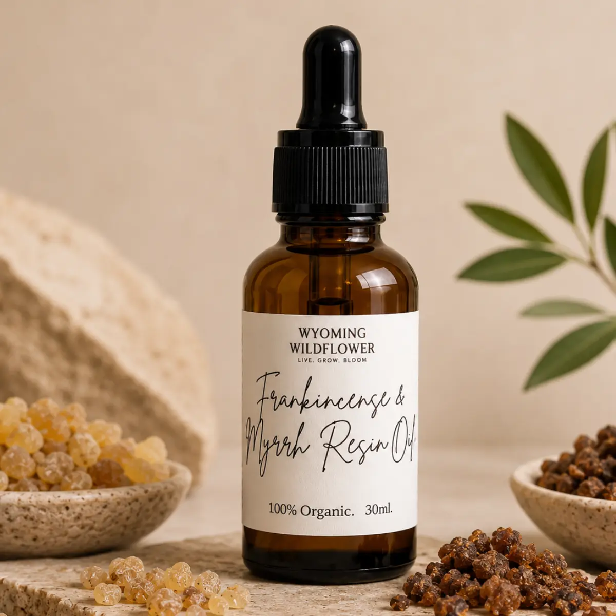 Frankincense & Myrrh Organic Infused Oil