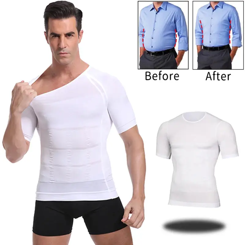 Classix Men Body Toning T-Shirt Body Shaper Corrective Posture Belly Control Compression Man Modeling Underwear Corset