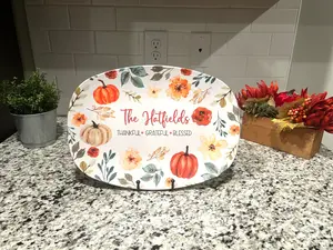 Personalized Thanksgiving Serving Platter