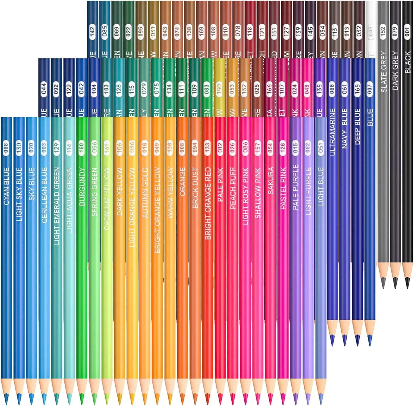 72 Pack Artist-Friendly Oil-Based Colouring Pencils Set - Soft Core for Blending, Layering, Sketching, Office & Art Supplies for Adults, Beginners, Artist-Friendly Colouring Pencils