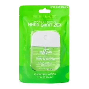 Wish Hand Sanitizer Hydrating and Moisturizing Cucumber Melon 1.2 oz