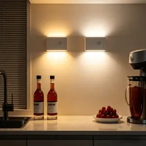 Smart Motion Sensor Night Light, Adjustable Indoor Lamp, Magnetic Step Light, Easy Install Wall Light, Bedroom, Hallway, Living Room