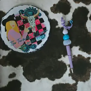 Randall Pen  - Stylish Beadable Design for Monsters Inc. Fans - Perfect for Kids & Adults - A Fun Writing Tool & Creative Gift