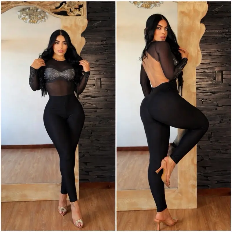 Jumpsuit Colombiano negro