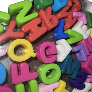 Large Multicolor Alphabet Beads for Crafting and Jewelry Making