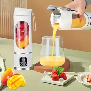 Digital Multimode Juicer Blender|Smart LED Display Leak-Proof Design,Diet-Friendly for Smoothies/Shakes/Baby Food | Compact for Home&Travel,Lemon Juicer,Christmas gift  rechargeable juicer machine fresh juice portable jicer maker second cup Juicer