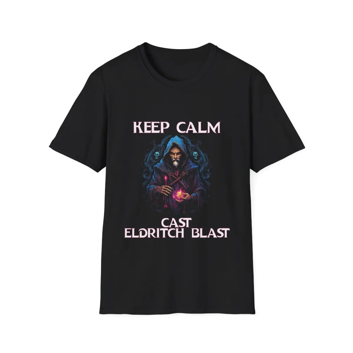 Warlock DnD T-Shirt, Eldritch Blast T-Shirt, Dungeons and Dragons T-Shirt, DnD Shirt, Fantasy Shirt, Keep Calm Shirt