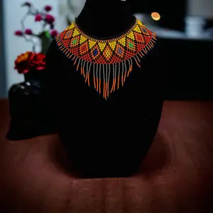Handmade Mayan Jewelry Mayan Sunrise Necklace