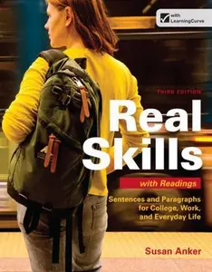 USED-Real Skills with Readings: Sentences and Paragraphs for College, Work, and Everyday Life by Susan Anker (Paperback)