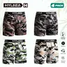 Hylaea Menswear Retro Athletic Men's Classic Bamboo Viscose Boxer Briefs - 4-Pack, Comfortable, Breathable, Lightweight, Moisture Wicking, No Ride Up with Fly, Expandable, Foldable, Halloween Basics (Dry Clean Friendly)