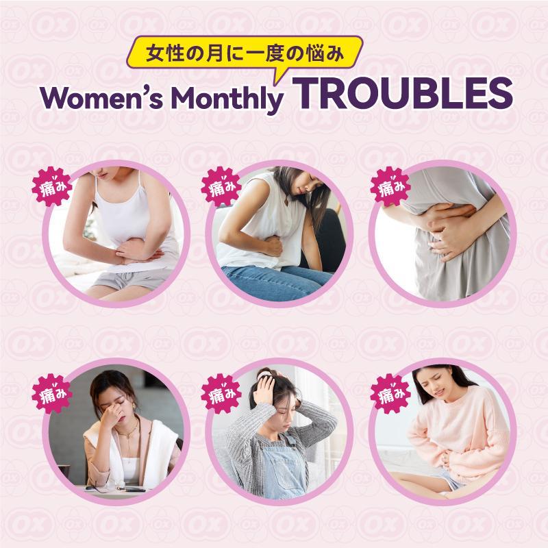 Oxyelle Uterine Warming Gel with Ginseng & Rose Extract for Women's Comfort Hot Compress Heating Pad Stickers Natural Ingredients Gentle Formula