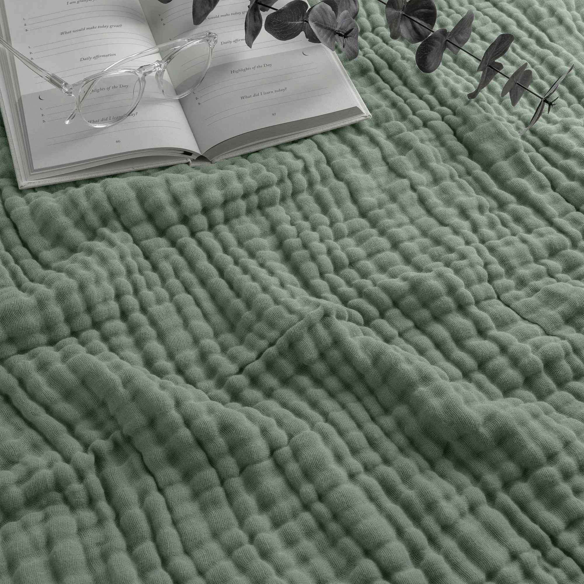Cozy Muslin Cotton Blanket Cozy Muslin Cotton Blanket