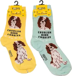 Cavalier King Charles Unisex Crew Socks (2 pairs)