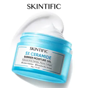[SKINTIFIC] 5X Ceramides Moisture Barrier Cream Hydrating Skin Barrier Repair Face Moisturizer for All Skin Types with Hyaluronic Acid & Centella Daily Non-Comedogenic Moisturizer
