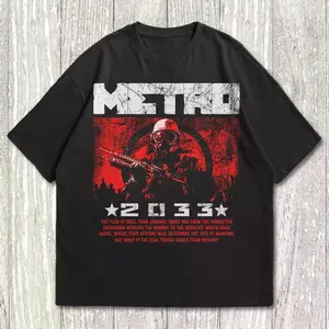Metro 2033, Metro 2033 Shirt, SHorror Video Game Merch,