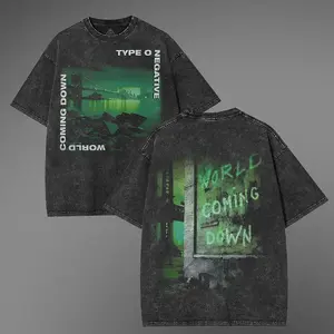 Type O Negative - World Coming Down - Vintage Y2K Metal Long Sleeve Tee - 100% Cotton Heavyweight Band Shirt - Grunge Streetwear Aesthetic