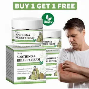 [Buy 1 Get 2] Umex Sensitive Skin Soothing Cream | Honeysuckle & Peppermint Formula | Anti-Itch &Fast Relief for Private Area | Herbal Cooling & Antibacterial Care