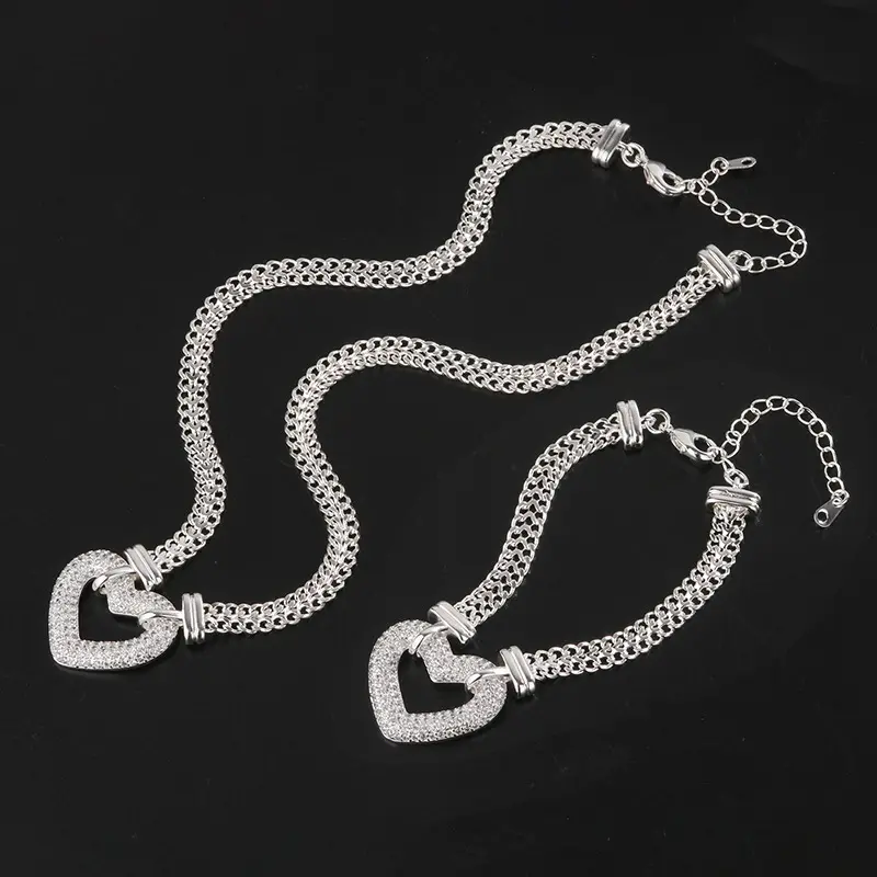 silver necklace