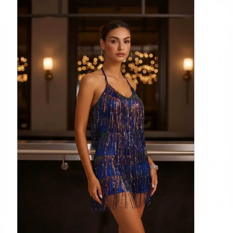 sequin cami bodycon dress - TikTok Shop
