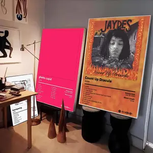 Rapper J-Jaydes Album Cover Poster HD Waterproof Art Sticker | Custom DIY Self-Adhesive Wall Print | Fade-Resistant, Long-Lasting Decorative Poster for Home, Office, Living Room, Bar | Multiple Sizes, High Definition, Easy to Apply & Clean