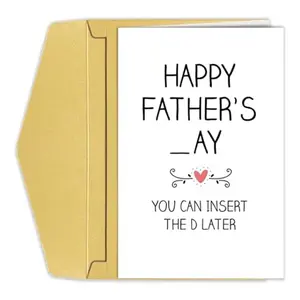 Funny Father's Day Card for Men Husband Boyfriend, Raunchy Father's Day Card from Wife Girlfriend, Dirty Father's Day Card for Him