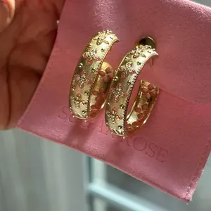 Julie Gold Hoop Earrings - Gold-Toned