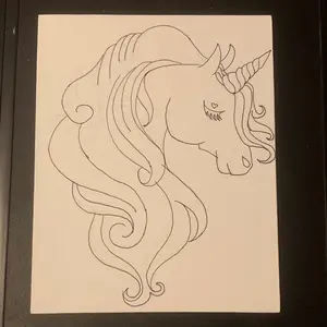 Rainbow unicorn paint kit