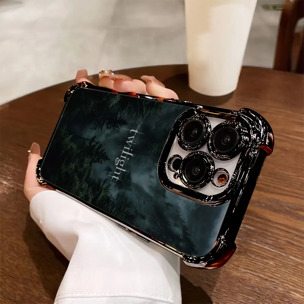 Twilight TV Series Phone Case for iPhone 17 16 15 14 13 12 11 PRO MAX PLUS, AIR and iPhone X XS MAX, Shockproof Transparent Soft Back Cover, Personalized Pattern Design, Ideal Gift for Friends and Family