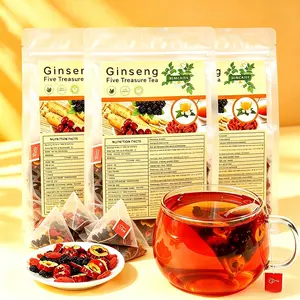 Your Daily Cup Herbal Tea, 75 Individually Wrapped Bags (750g). Made with Ginseng, Goji Berry, Maca, Mulberry & Polygonatum. Caffeine Free. A Mild, Smooth Drink for Any Moment. Just Steep and Enjoy. Hot or Iced.