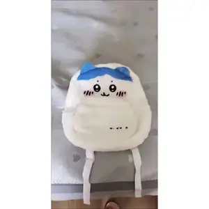 Cute Plush Embroidery Large Capacity Super Cute Chiikawa Backpack Trendy Student Bag Hachiware Ins Backpack