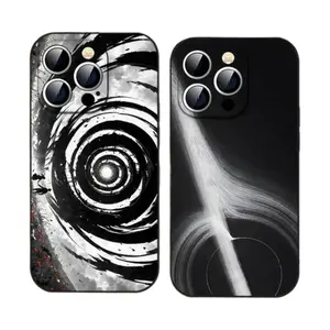 Universe Black Hole Interstellar Phone Cases for IPhone 17 Promax Pro Air 16 Plus 15 14 13 12 11 Soft TPU Black Shockproof Protective Cover Gift In Love