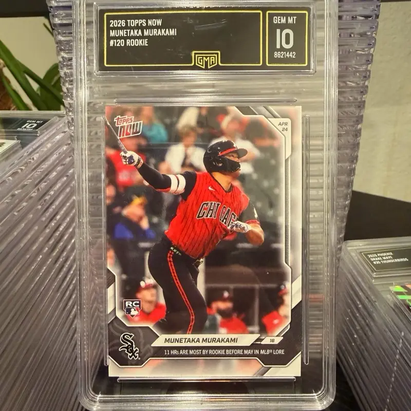 2026 Topps Now Munetaka Murakami RC Gem MT 10