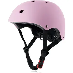 Skateboard Bike Helmet, Lightweight Adjustable, Multi-Sport for Bicycle Skate Scooter, 3 Sizes for Adult Youth & Kids