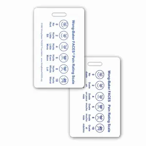 Wong-Baker FACES™ Pain Rating Scale w/ Spanish Rating Scale Badge Card
