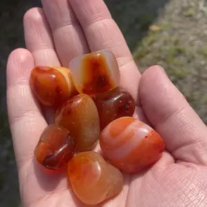 Carnelian Crystal Tumbles