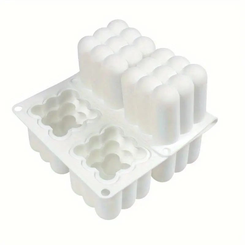 3D Magic Cube Mousse Mold, Silicone DIY Creative Candle Mold, Ice Cube Mold, Soap Making Mold, Candle Making Mold, DIY Candle Making Tool, Handmade Silicone, Candle Molds For Candle Making, Candle Making Supplies