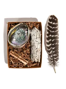 White Sage & Palo Santo Smudging Kit