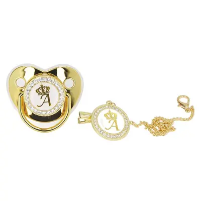 Baby Pacifier Gold TikTok Shop