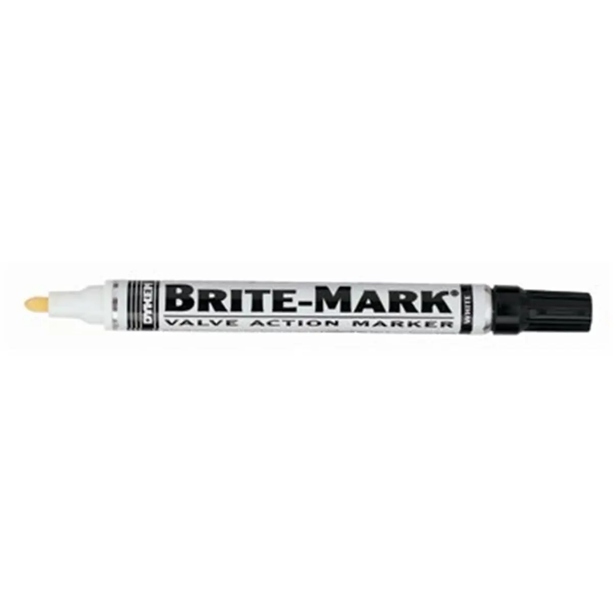 Dykem White Layout Marker Pen - 25.384003, Heavy-Duty Permanent Drawing Marker with Replaceable Tip, Office Stationery Writing Tool for Computers & Office Equipment, Permanent Drawing Markers