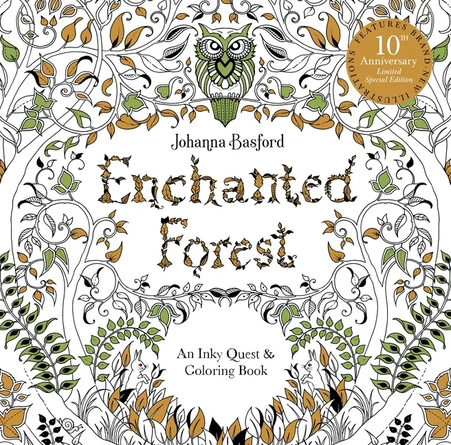 Enchanted Forest: 10th Anniversary Limited Special Edition -- Basford - Paperback
