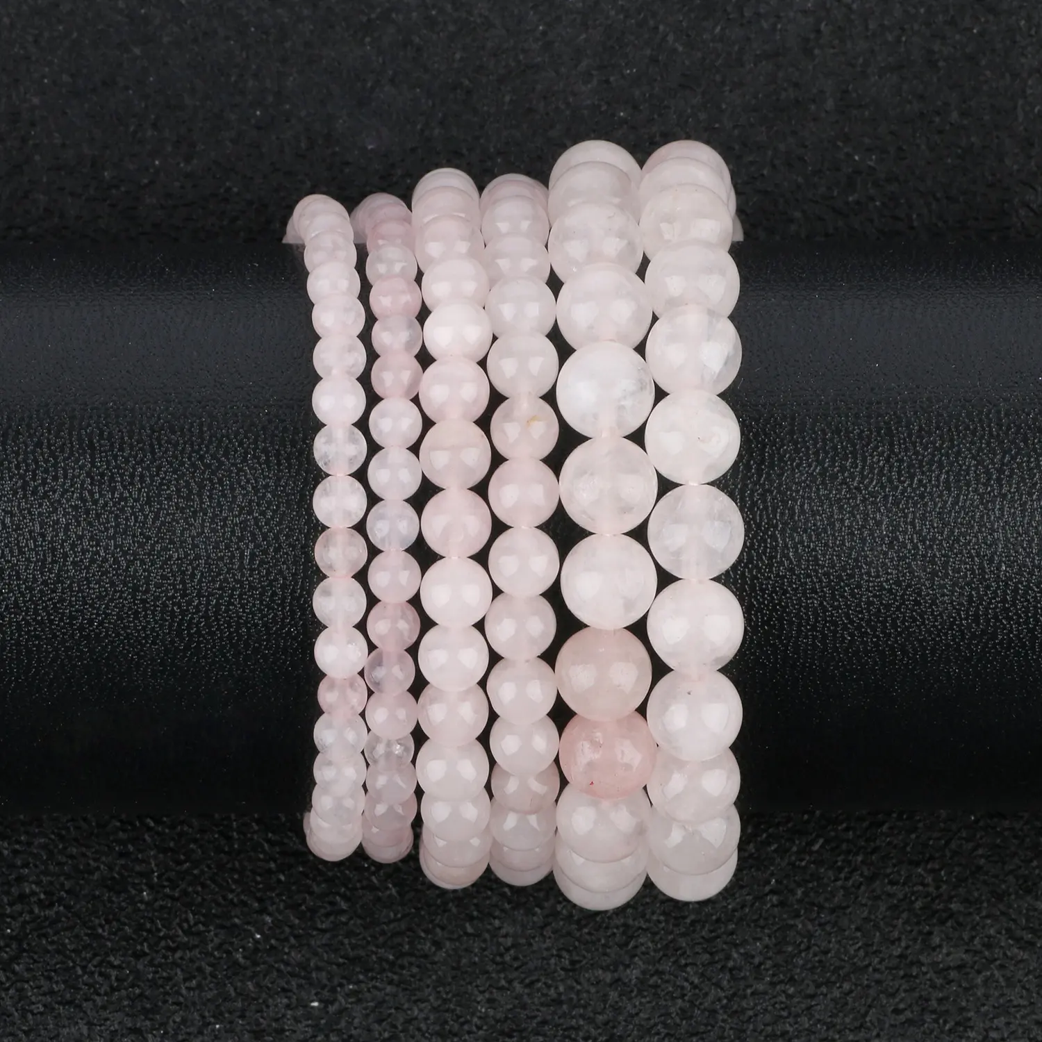 Natural Pink Crystal Hand String