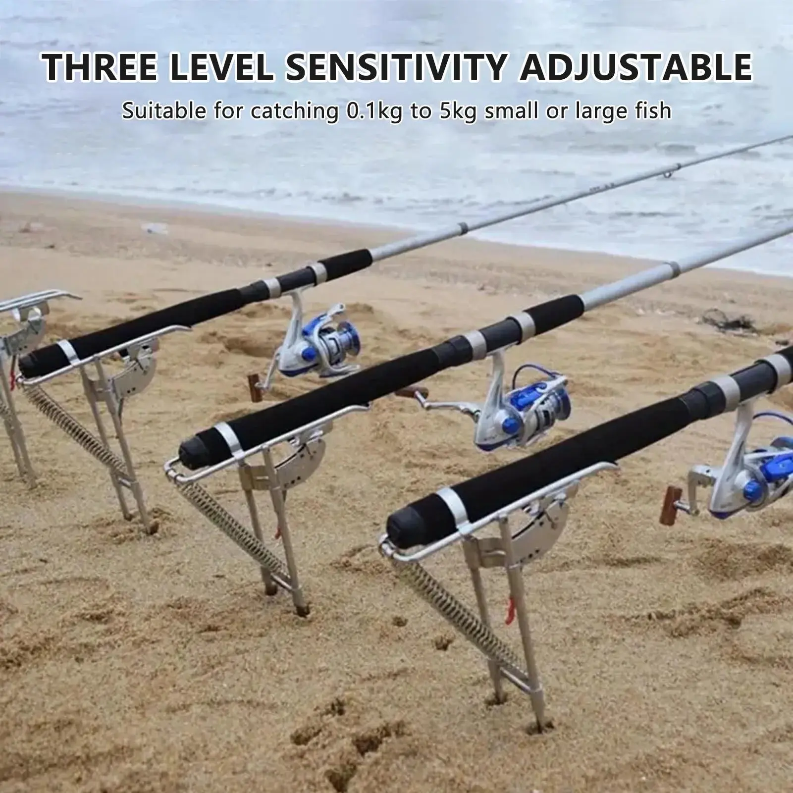 Automatic Spring Fishing Rod Holder