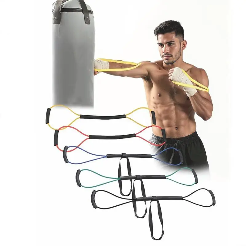 Boxing Resistance Band - Adjustable 15lb-35lb Options - Lightweight Portable Multi-Functional Fitness Gear for Enhance Boxing Skills, Home Gym Full-Body Cardio Training