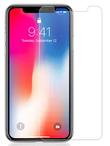 Tempered Glass for iPhone XR, Nakedcellphone 9H Hard Clear Screen Protector Guard [Crack Saver] for Apple iPhone XR (2018) (Size 6.1" model) (10R)