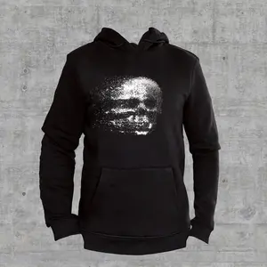Cool Skull Hoodie, Unisex Halloween Skull Hoodie, Horror Hoodie